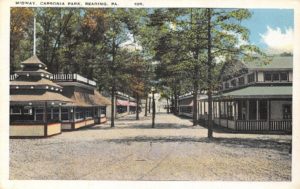 Carsonia Park Midway circa 1920