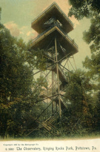The Observatory at Ringing Rocks Park circa 1906