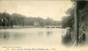 Boat Landing at Sanatoga Park circa 1905