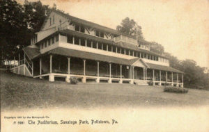 The Auditorium at Sanatoga Park circa 1908