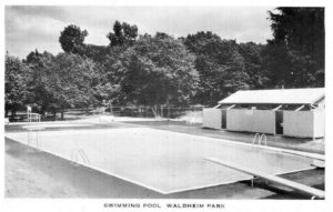 Swimming Pool at Waldheim Park circa 1950s